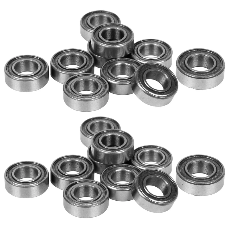 20Pcs Miniature Rubber Sealed Metal Shielded Metric Radial Ball Bearing, MR126 ZZ 6 X 12 X 4MM
20Pcs Miniature Rubber Sealed Metal Shielded Metric Radial Ball Bearing, MR126 ZZ 6 X 12 X 4MM