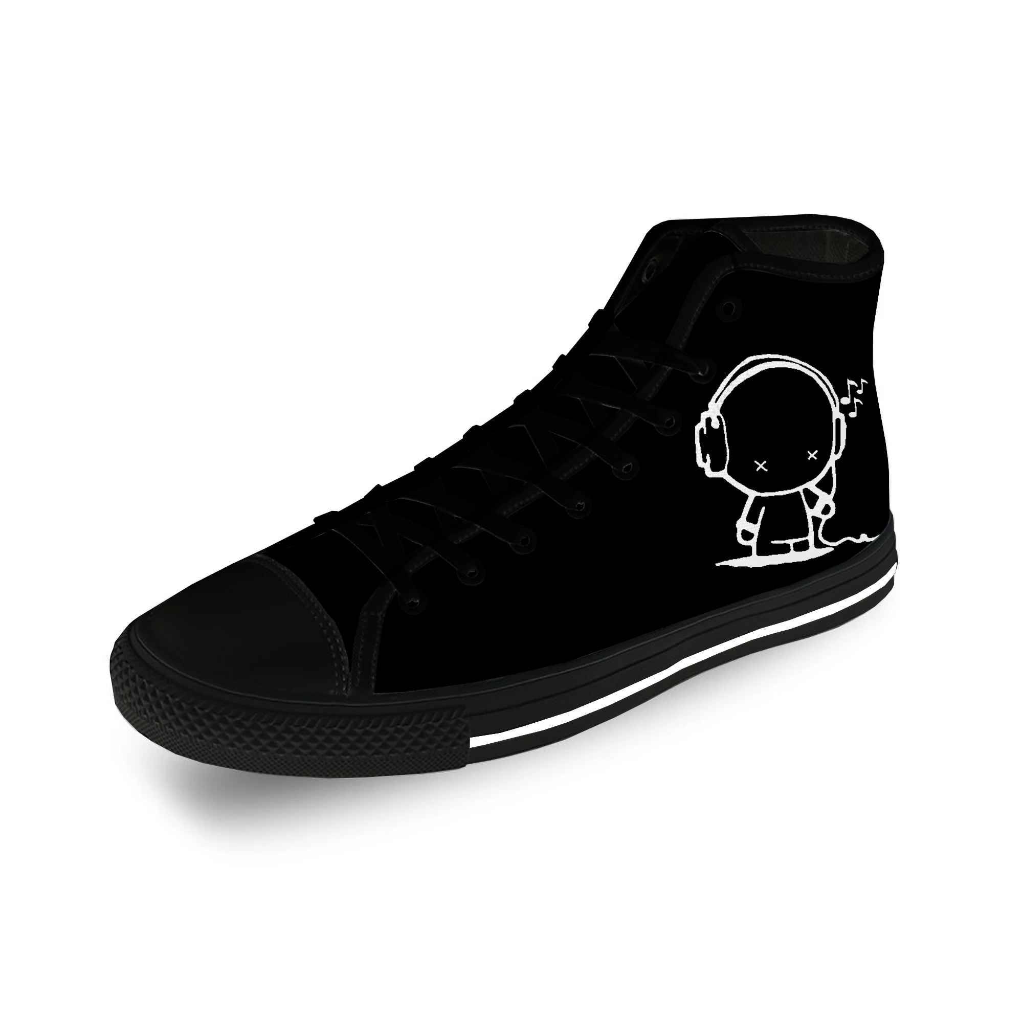 Headset Cartoon Music Rock Cool Casual Cloth Fashion 3D Print High Top Canvas Shoes Men Women Lightweight Breathable Sneakers
Headset Cartoon Music Rock Cool Casual Cloth Fashion 3D Print High Top Canvas Shoes Men Women Lightweight Breathable Sneakers