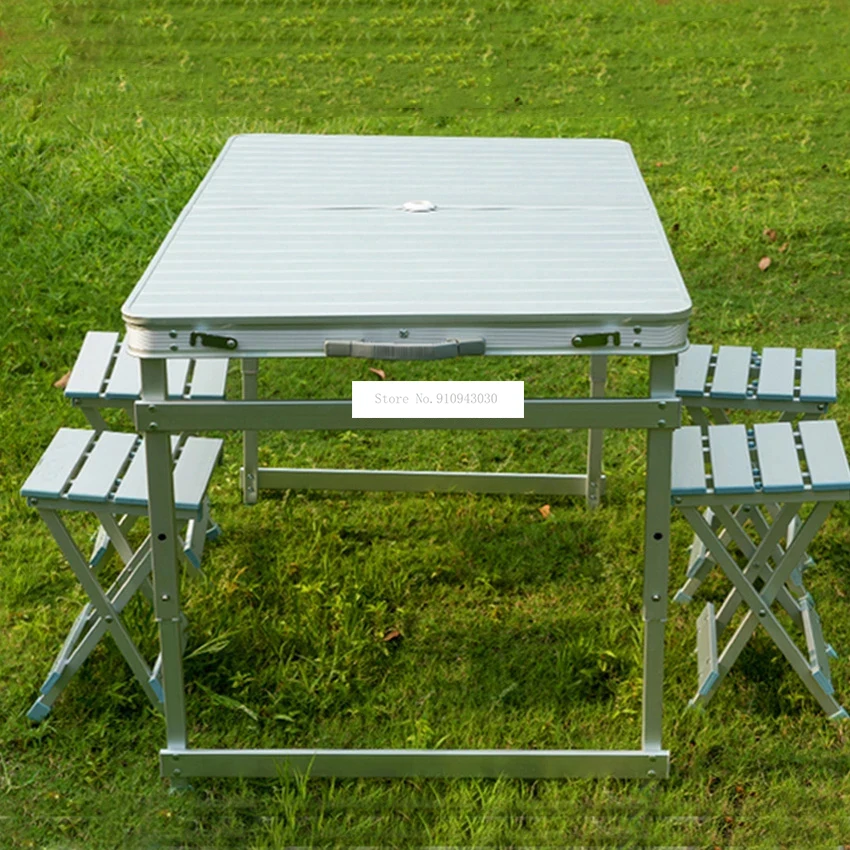 NZA-01 Beach Outdoor Folding Table Chair All Aviation Aluminum One Table Four Benches Portable Table And Chair Set
NZA-01 Beach Outdoor Folding Table Chair All Aviation Aluminum One Table Four Benches Portable Table And Chair Set