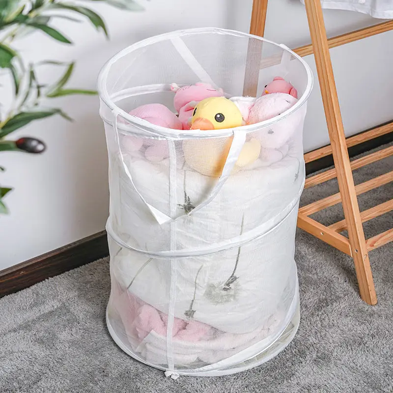 1Pcs Large Dirty Clothes Basket Pop Up Storage Organizer Durable Wear-Resistant Laundry Mesh Round Laundry Hamper Bucket
1Pcs Large Dirty Clothes Basket Pop Up Storage Organizer Durable Wear-Resistant Laundry Mesh Round Laundry Hamper Bucket