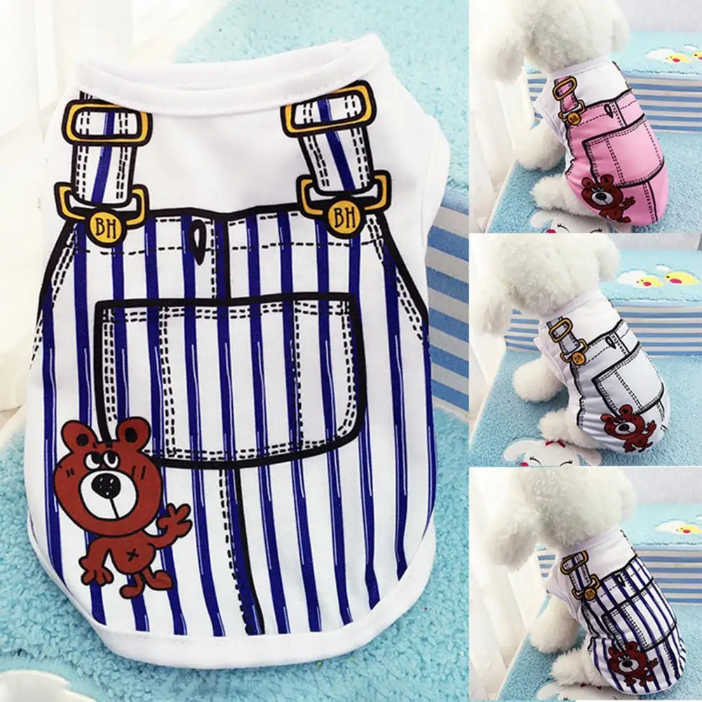 Pet Suspenders Cartoon Print Design Sweat Absorption Cotton Dog Casual Clothes for Dog
Pet Suspenders Cartoon Print Design Sweat Absorption Cotton Dog Casual Clothes for Dog