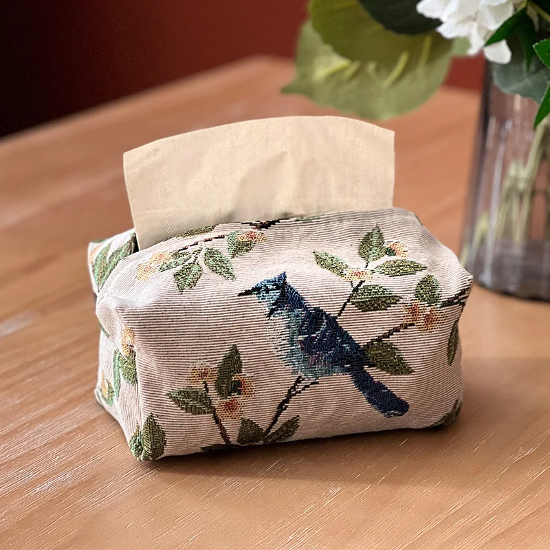 European Tissue Set Tissue Box Cloth Drawing Box Living Room Jacquard Drawing Paper Bag Home Desktop Paper Drawing Bag
European Tissue Set Tissue Box Cloth Drawing Box Living Room Jacquard Drawing Paper Bag Home Desktop Paper Drawing Bag