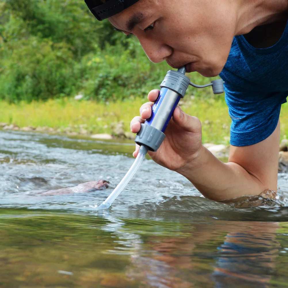 Outdoor Water Filtration Survival Water Filter Portable Camping Straw Straight Drinking Water Purifier Water Filter Hiking
Outdoor Water Filtration Survival Water Filter Portable Camping Straw Straight Drinking Water Purifier Water Filter Hiking