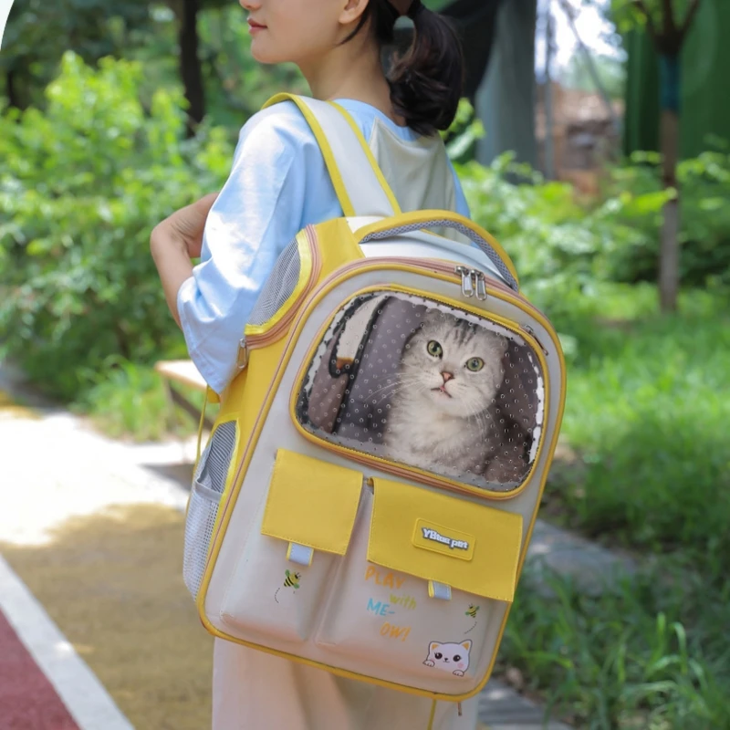2024NEW Cat Carrier Bag Outdoor Pet Shoulder bag Carriers Backpack Breathable Portable Travel Transparent Bag For Small Dogs Cat
2024NEW Cat Carrier Bag Outdoor Pet Shoulder bag Carriers Backpack Breathable Portable Travel Transparent Bag For Small Dogs Cat