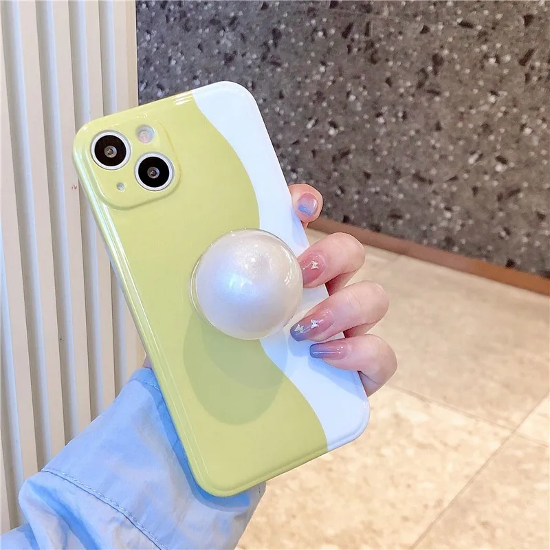 Cute Fashion Patchwork Pearl Folding Stand Anti-drop Female Soft Case For Iphone 11 12 13 Pro Max 7 8 Plus Xr X Xs Cover Fundas
Cute Fashion Patchwork Pearl Folding Stand Anti-drop Female Soft Case For Iphone 11 12 13 Pro Max 7 8 Plus Xr X Xs Cover Fundas
