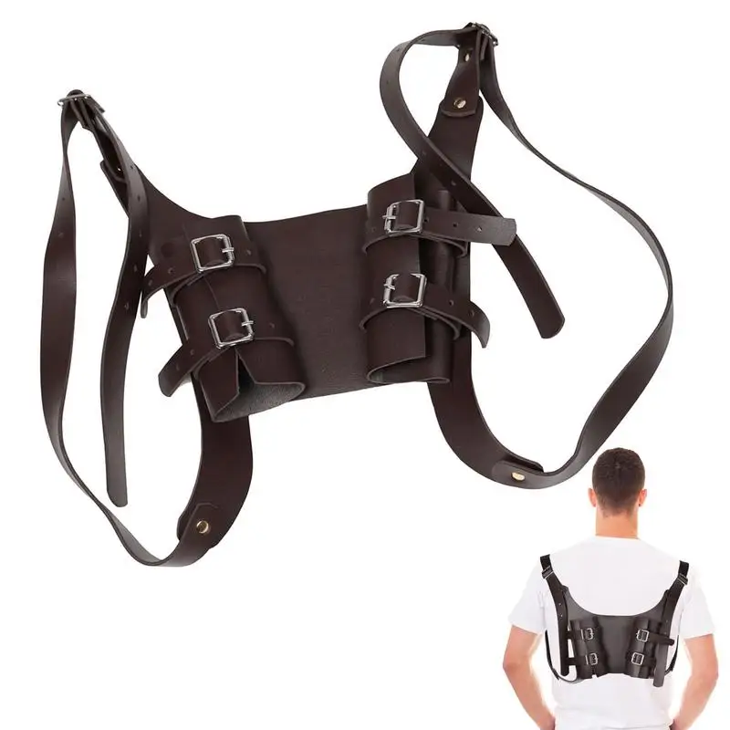 Back Scabbard Holder PU Odorless Medieval Frog Holster Scabbard Belt Holder For Cosplay Knight Costume Role-playing
Back Scabbard Holder PU Odorless Medieval Frog Holster Scabbard Belt Holder For Cosplay Knight Costume Role-playing