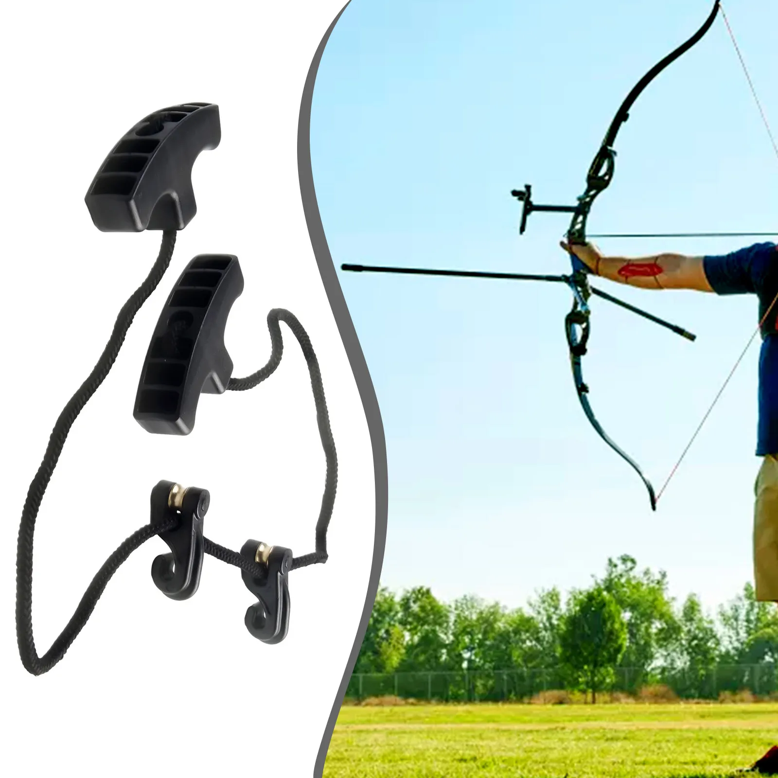 1pc Outdoor Bow Rope Cross Winding Rope Archery Accessories Black Lightweight Rubber + Nylon Proven Design 1.7m
1pc Outdoor Bow Rope Cross Winding Rope Archery Accessories Black Lightweight Rubber + Nylon Proven Design 1.7m