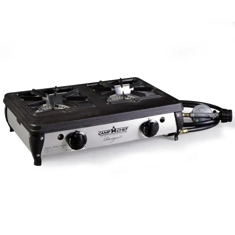 II Portable Outdoor 2 Burner Propane Stove, 34,000 BTU Total Output, 128 Sq Inch Cooking Area, BS40C
II Portable Outdoor 2 Burner Propane Stove, 34,000 BTU Total Output, 128 Sq Inch Cooking Area, BS40C