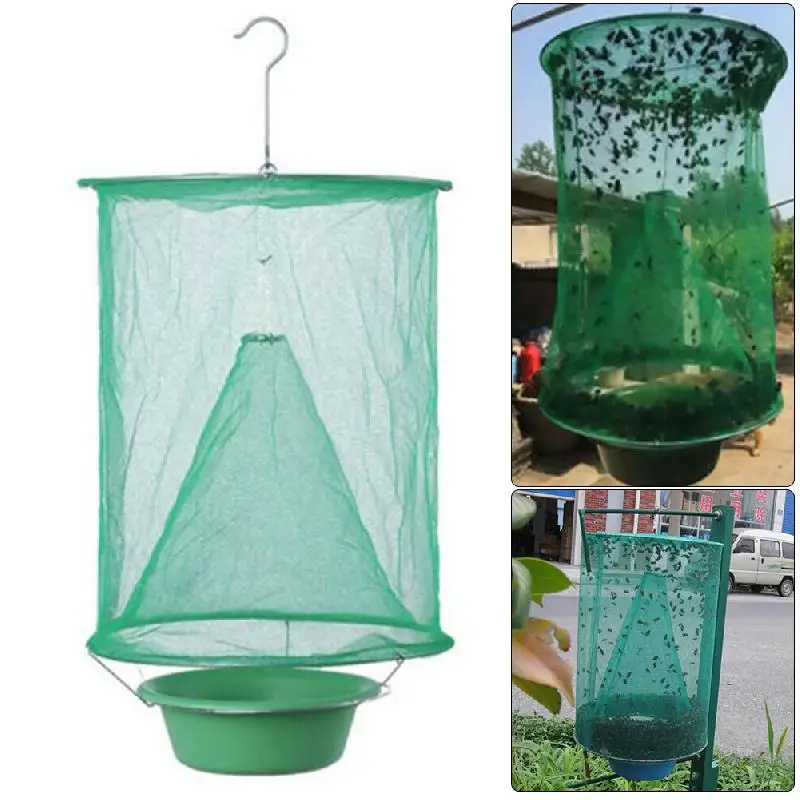 Fly Catcher Killer Pest Control Reusable Hanging Fly Trap Flytrap Cage Net Traps Garden Hanging Flycatcher for Home Dropshipping
Fly Catcher Killer Pest Control Reusable Hanging Fly Trap Flytrap Cage Net Traps Garden Hanging Flycatcher for Home Dropshipping
