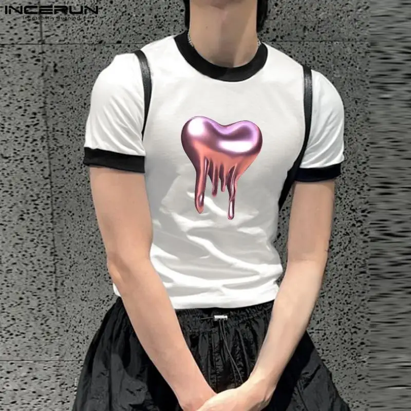 Men T Shirt Print Patchwork 2023 O-neck Short Sleeve Casual Male Tee Tops Streetwear Cozy Summer Fashion Camisetas S-5XL INCERUN
Men T Shirt Print Patchwork 2023 O-neck Short Sleeve Casual Male Tee Tops Streetwear Cozy Summer Fashion Camisetas S-5XL INCERUN