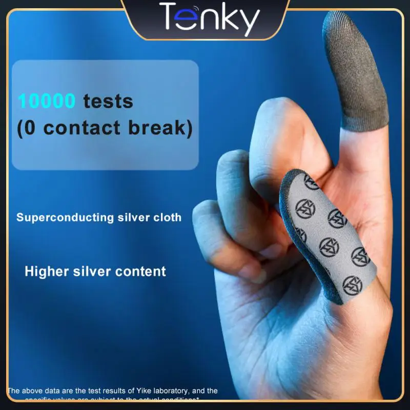 1 Pair Finger Sleeve Gloves Thumb Sleeve Non-slip Touch Screen Gloves Finger Gloves For Gamer Breathable Sweat-proof Practical
1 Pair Finger Sleeve Gloves Thumb Sleeve Non-slip Touch Screen Gloves Finger Gloves For Gamer Breathable Sweat-proof Practical