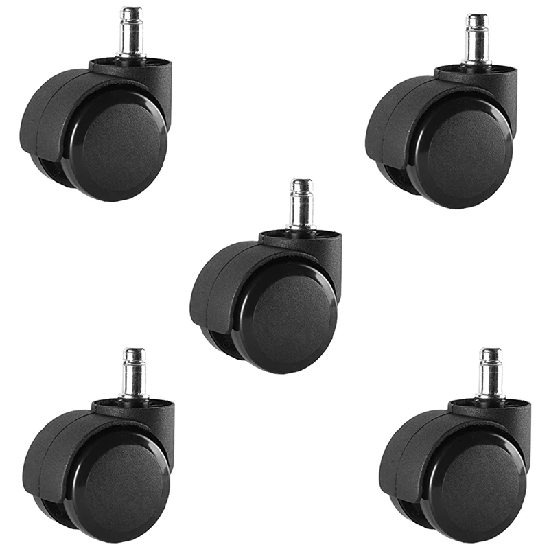 5Pcs 2Inch Black Office Chair Wheels Replacement Office Chair Casters Heavy Duty Replacement For Hardwood Floors/Carpet
5Pcs 2Inch Black Office Chair Wheels Replacement Office Chair Casters Heavy Duty Replacement For Hardwood Floors/Carpet