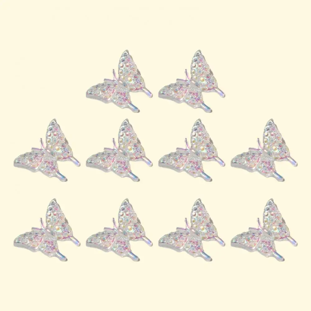 10 шт., декоративные ногти в виде бабочек и медведей 
10 шт., декоративные ногти в виде бабочек и медведей