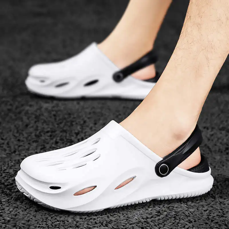 Heeled Sandals Hommes Slippers Men Summer Shockproof Air Beach Shoes Anti-Slip Men's Slip-Flops Bottine Tennis Chunky Soles Wit
Heeled Sandals Hommes Slippers Men Summer Shockproof Air Beach Shoes Anti-Slip Men's Slip-Flops Bottine Tennis Chunky Soles Wit