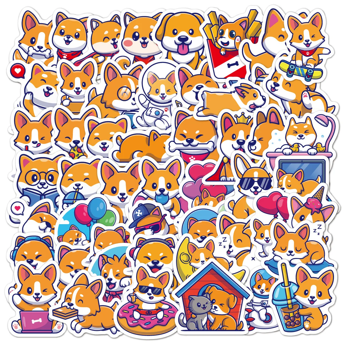 10/30/50PCS Cute Little Dog Cartoon Sticker Animal Graffiti Diy Sticker Laptop Phone Children's Sticker Waterproof
10/30/50PCS Cute Little Dog Cartoon Sticker Animal Graffiti Diy Sticker Laptop Phone Children's Sticker Waterproof
