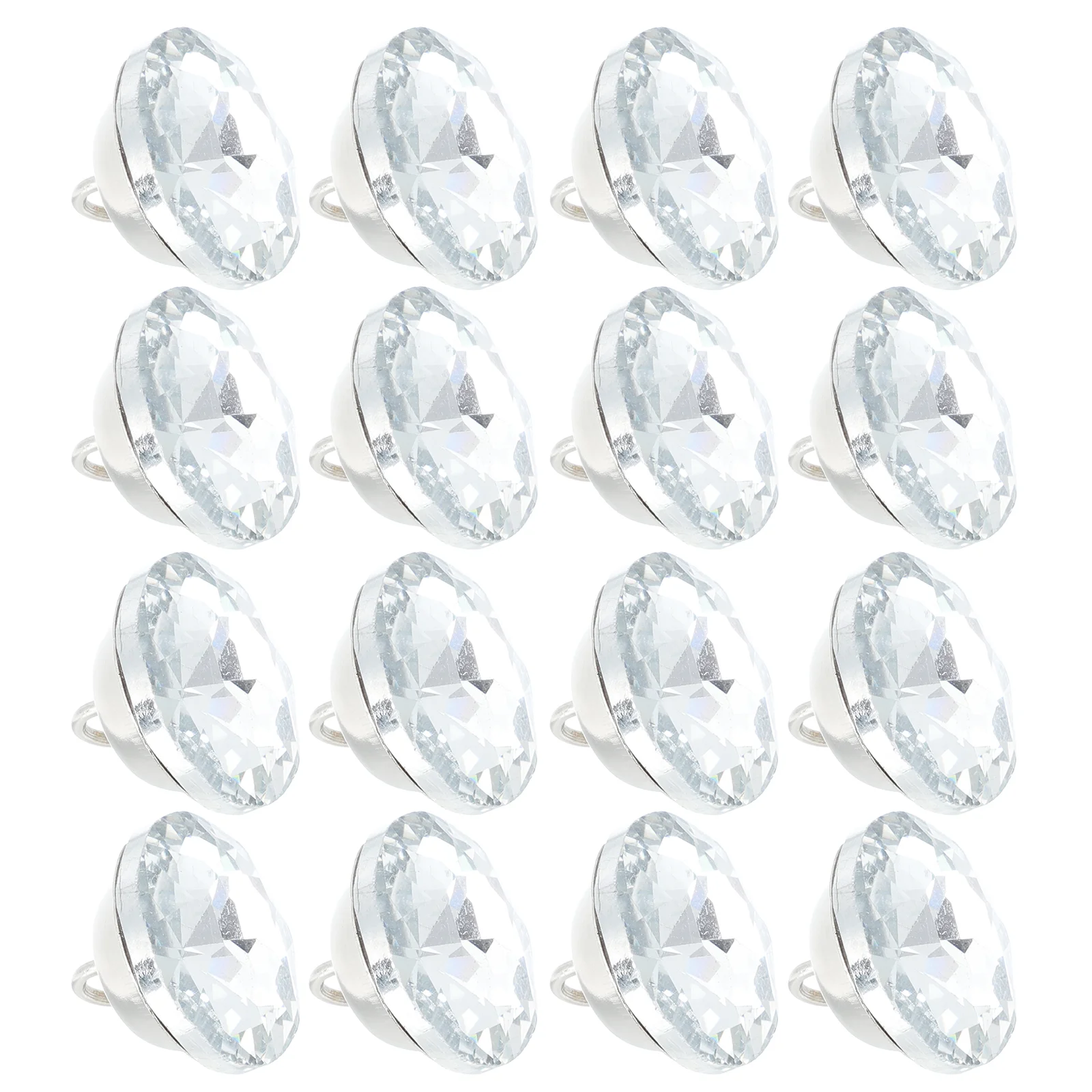 

30pcs Clear Sofa Upholstery Nails Diamante Buttons for Upholstery Sofa Bed Headboard Button Rhinestone Crystal Buttons