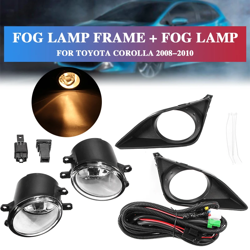 Car Front Bumper Fog Light For Toyota Corolla 2007 2008 2009 2010 Right/Left Grille Cover Bezel Grille Cover Switch H11 Lights
Car Front Bumper Fog Light For Toyota Corolla 2007 2008 2009 2010 Right/Left Grille Cover Bezel Grille Cover Switch H11 Lights
