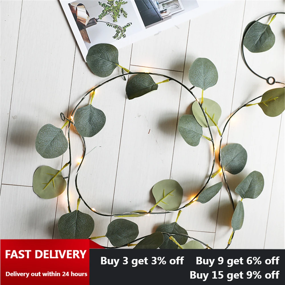 1PCS LED String Lights Ivy Leaf Art Garland Birthday Party Wedding Home DIY Garden Decoration Fairy String Lights 2M/10M
1PCS LED String Lights Ivy Leaf Art Garland Birthday Party Wedding Home DIY Garden Decoration Fairy String Lights 2M/10M