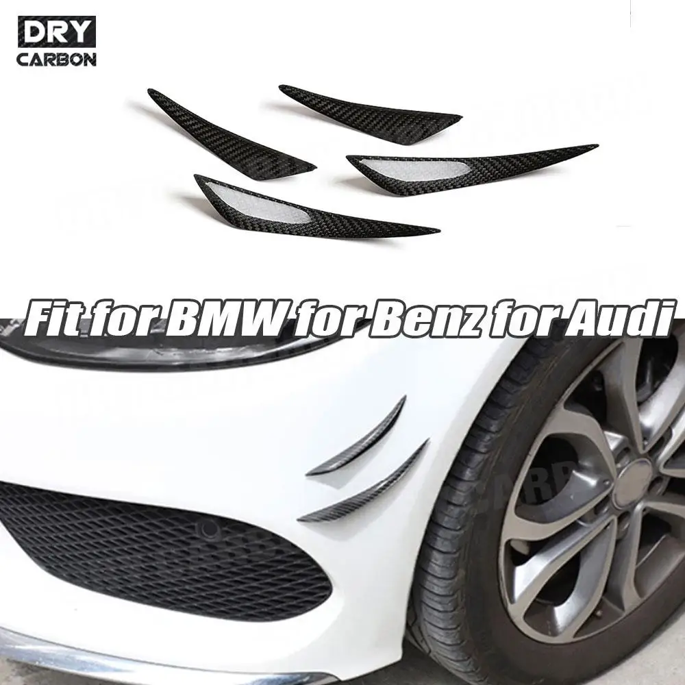4Pcs Car Accessories Carbon Fiber Front Bumper Side Apron Splitters Fin Spoiler Stickers for BMW for Benz for Audi
4Pcs Car Accessories Carbon Fiber Front Bumper Side Apron Splitters Fin Spoiler Stickers for BMW for Benz for Audi