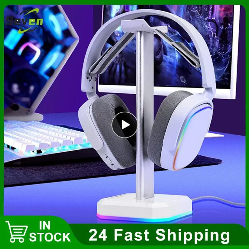 1~8PCS Headphone Holder RGB Backlight Head Mounted Headset Stand Rack Desktop Organizer Vertical Bracket Hanger display stand 
1~8PCS Headphone Holder RGB Backlight Head Mounted Headset Stand Rack Desktop Organizer Vertical Bracket Hanger display stand