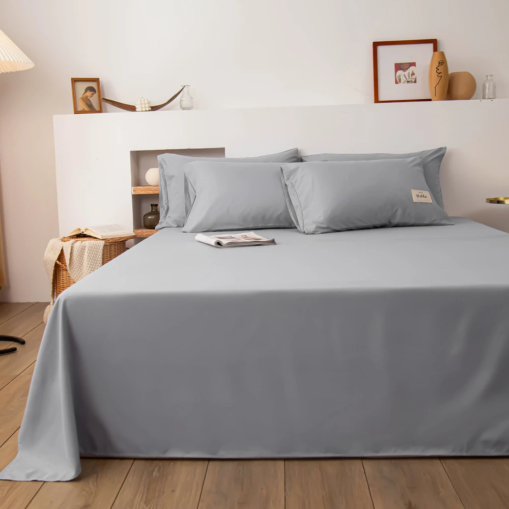 Cotton Flat Sheet 4 Sides Stitched Solid 120x210 150x230 180x230 220x230 230x230 250x230 Bed Sheet Fitted Sheet Queen King Size
Cotton Flat Sheet 4 Sides Stitched Solid 120x210 150x230 180x230 220x230 230x230 250x230 Bed Sheet Fitted Sheet Queen King Size