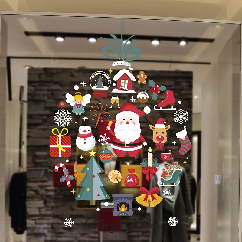 Father Christmas Window Stickers DIY Santa Claus Wall Decals for Living Room Bedroom Shop Glass New Year Festival Decoration
Father Christmas Window Stickers DIY Santa Claus Wall Decals for Living Room Bedroom Shop Glass New Year Festival Decoration