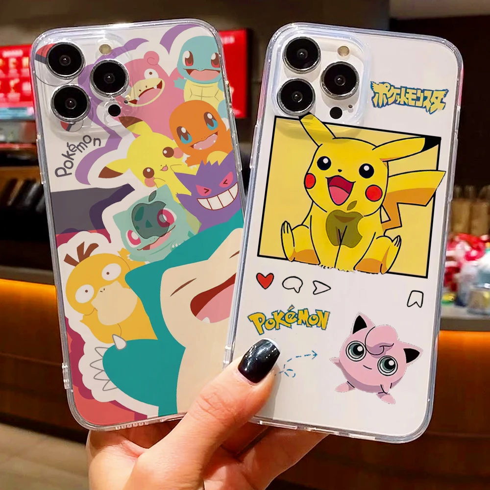 Pokemon Pikachu Ultra Thin Clear Phone Case For Apple iPhone 13 12 11 Pro 12 13 Mini X XR XS Max SE 5 6 6s 7 8 Plus Coque Back
Pokemon Pikachu Ultra Thin Clear Phone Case For Apple iPhone 13 12 11 Pro 12 13 Mini X XR XS Max SE 5 6 6s 7 8 Plus Coque Back