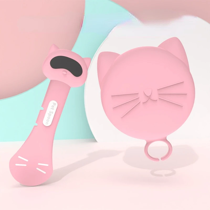 Pet Can Sealer Reusable Pet Food Can Spoon With Lid Silicone Can Lids For Dog And Cat Food With Multifunctional Canning Spoon
Pet Can Sealer Reusable Pet Food Can Spoon With Lid Silicone Can Lids For Dog And Cat Food With Multifunctional Canning Spoon