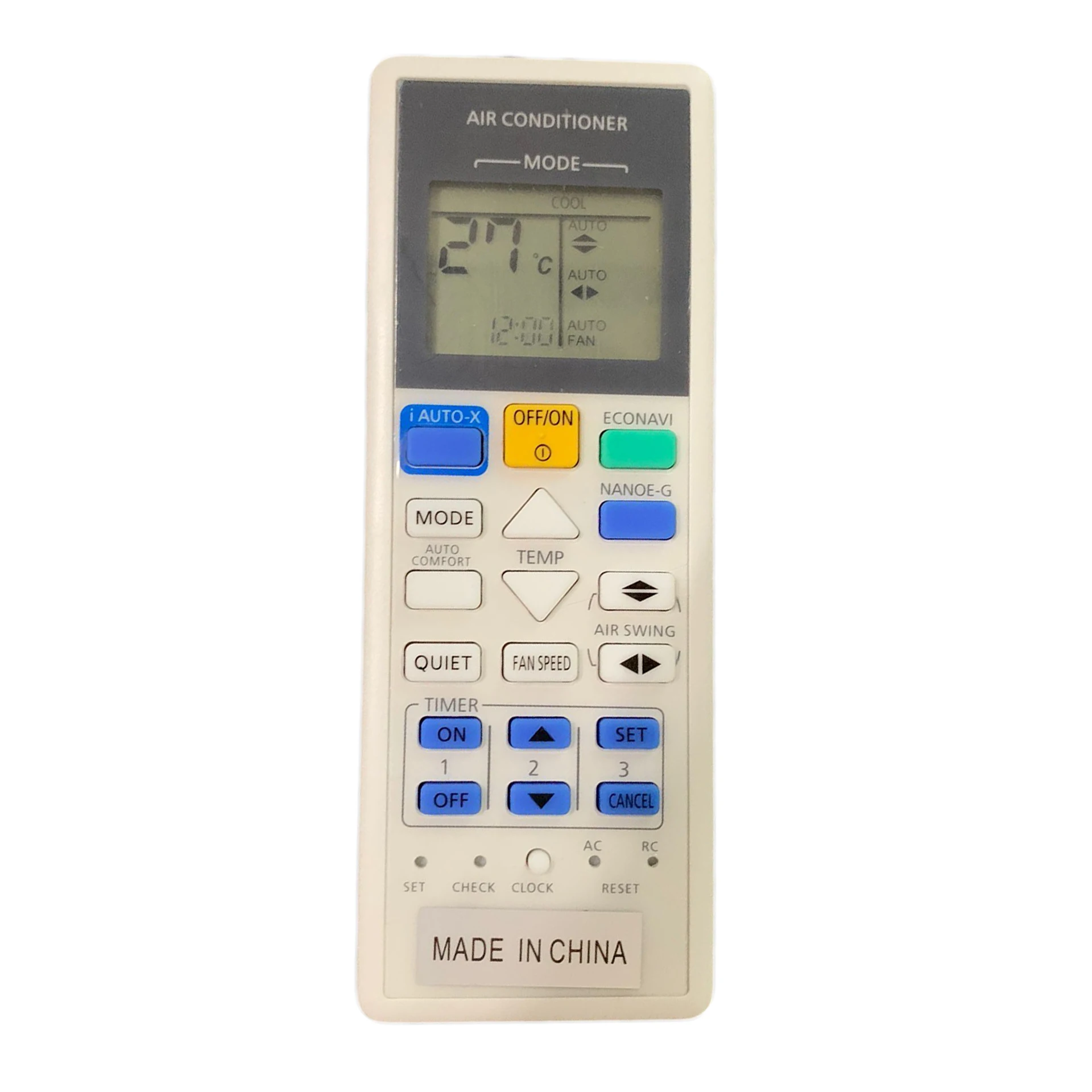 New Remote Control For Panasonic A75C3826 A75C4143 A75C4145 A75C4147 A75C4149 A75C4406 A75C4762 CWA75C4762 Air Conditioner
New Remote Control For Panasonic A75C3826 A75C4143 A75C4145 A75C4147 A75C4149 A75C4406 A75C4762 CWA75C4762 Air Conditioner