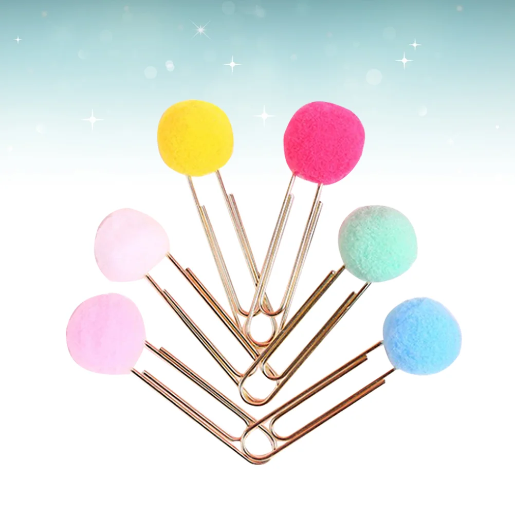 30pcs Paper Clips Kawaii Plush Ball Bookmark Clip Memo Clip Paper Clip Bookmark Novelty Gift (Mixed Color)
30pcs Paper Clips Kawaii Plush Ball Bookmark Clip Memo Clip Paper Clip Bookmark Novelty Gift (Mixed Color)