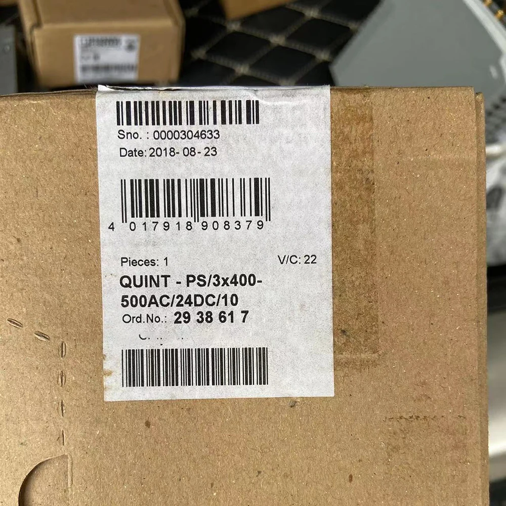 For Phoenix Power Supply QUINT-PS-3X400-500AC/24DC/10 2938617 
For Phoenix Power Supply QUINT-PS-3X400-500AC/24DC/10 2938617