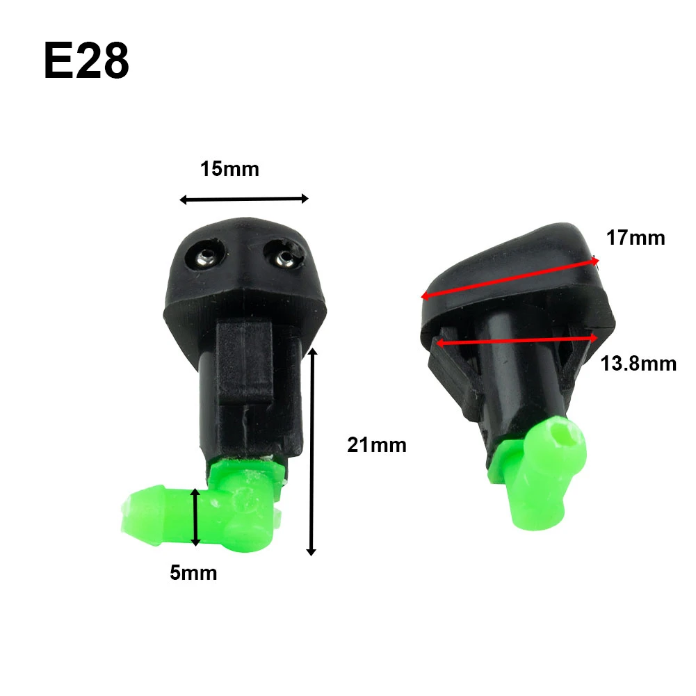 2Pcs Windshield Washer Wiper Nozzles Spray Jet For Honda For Accord DX EX LX SE DX 1998-2002 Plastic Washer Nozzles Replacement
2Pcs Windshield Washer Wiper Nozzles Spray Jet For Honda For Accord DX EX LX SE DX 1998-2002 Plastic Washer Nozzles Replacement