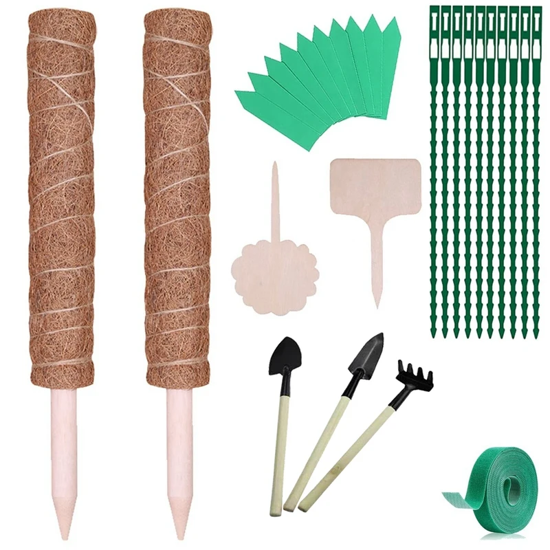 15.7 Inch Coco Coir Moss Pole For Monstera And Potted Plants To Grow Upwards Climbing Totem Pole Can Be Spliced Stakes
15.7 Inch Coco Coir Moss Pole For Monstera And Potted Plants To Grow Upwards Climbing Totem Pole Can Be Spliced Stakes