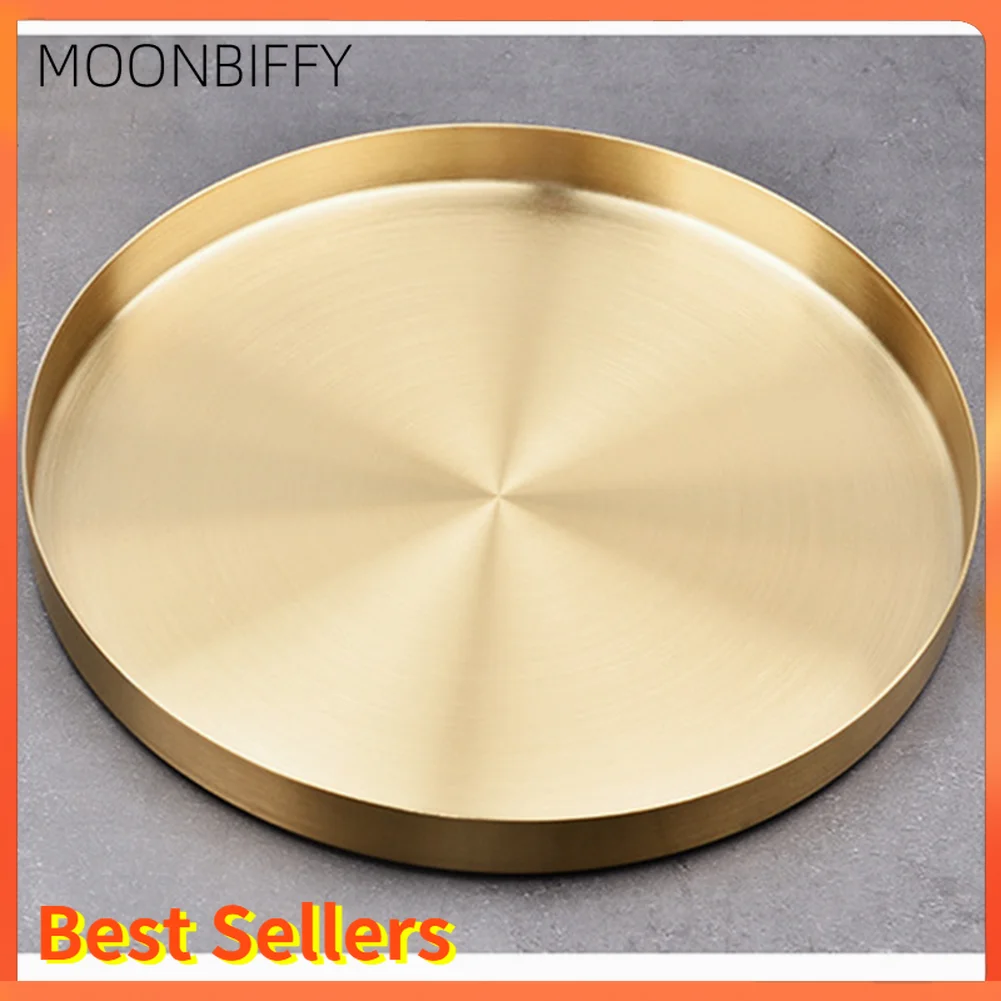 Kitchen Stainless Steel Storage Tray Space Saving Organizer Jewelry Display Plate RoundShape Multifunctional Bathroom Gold лоток
Kitchen Stainless Steel Storage Tray Space Saving Organizer Jewelry Display Plate RoundShape Multifunctional Bathroom Gold лоток