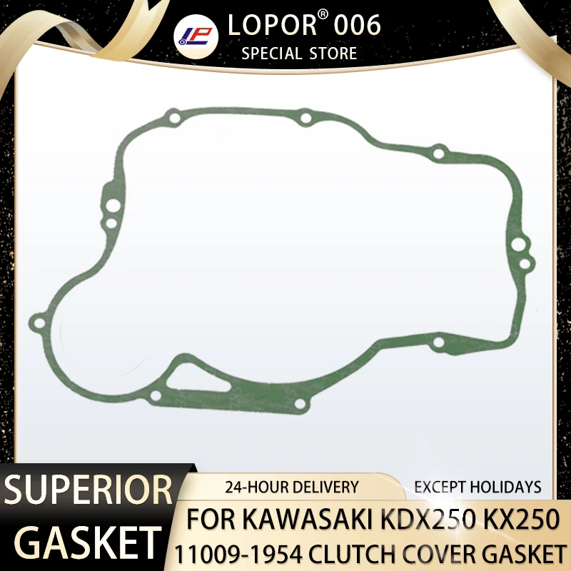 

Motorcycle Engine Crankcase Clutch Cover Seal Gasket For Kawasaki KDX250 1991-1994 KX250 1991 KDX KX 11009-1954