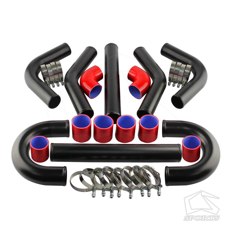 Универсальный комплект труб для интеркулера TURBO BOOST, 2,25 дюйма, 57 мм, 8 алюминиевых трубок 
Универсальный комплект труб для интеркулера TURBO BOOST, 2,25 дюйма, 57 мм, 8 алюминиевых трубок