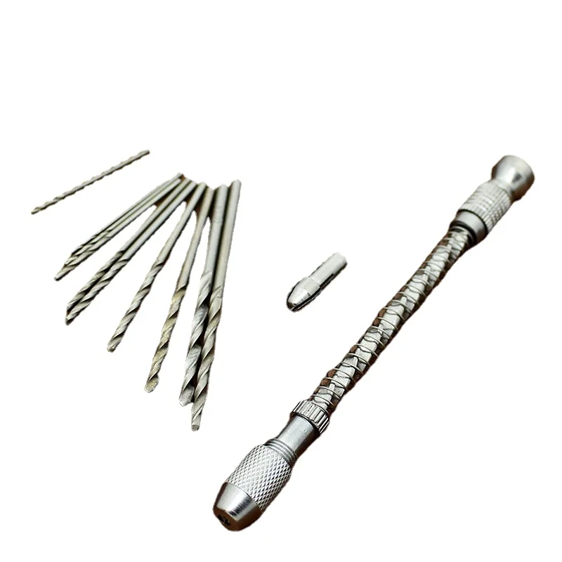 Twist Hand Drill Jewelry Craft Hand Pin Hole Drill Jewelers combination Drilling Reamer Chuck Clamp Manual Punching DIY Tool
Twist Hand Drill Jewelry Craft Hand Pin Hole Drill Jewelers combination Drilling Reamer Chuck Clamp Manual Punching DIY Tool