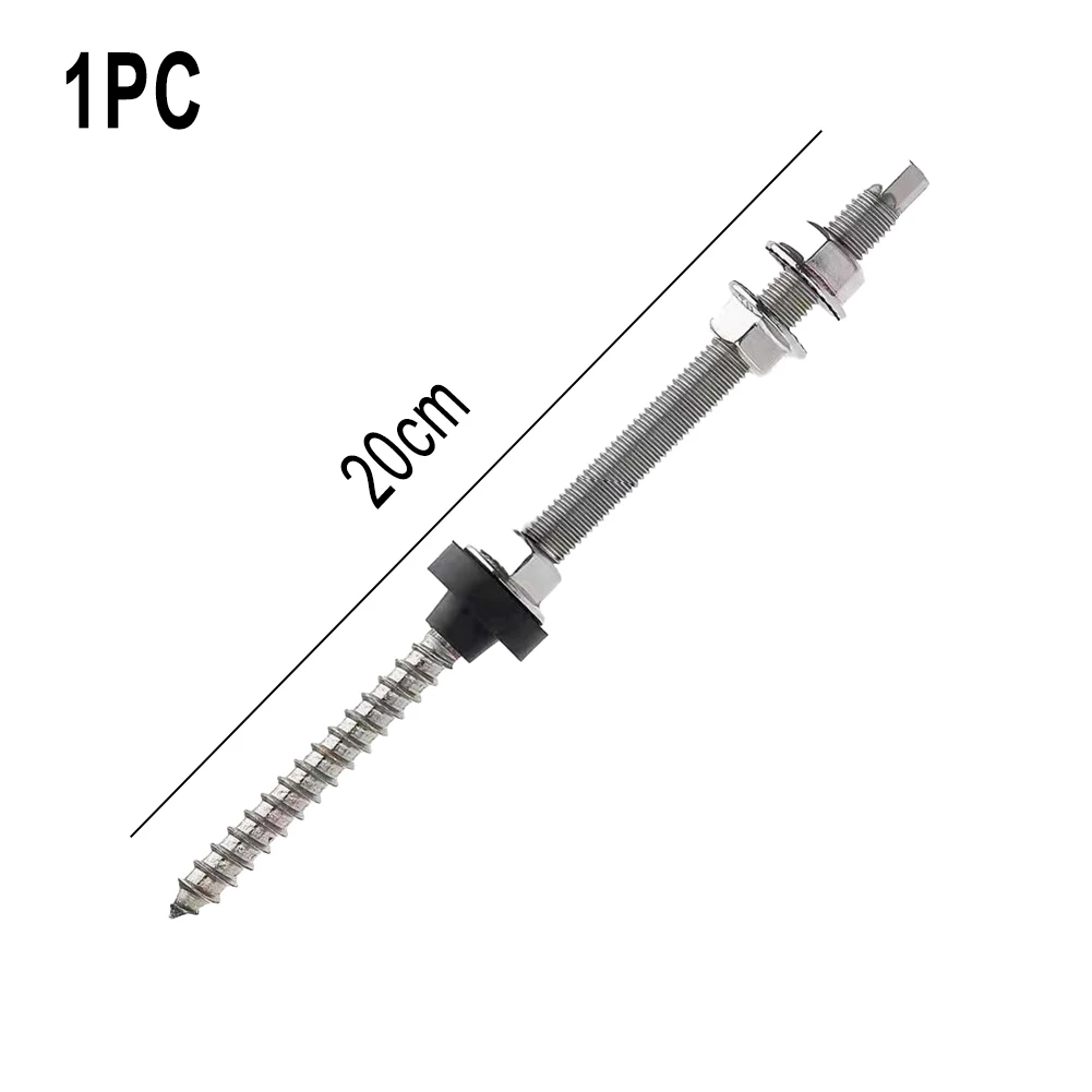 High Quality Hanger Bolts M10 with EPDM Seal and Locking Nut + Adapter A2 Stainless Steel for Solar Panel Roof Mounting
High Quality Hanger Bolts M10 with EPDM Seal and Locking Nut + Adapter A2 Stainless Steel for Solar Panel Roof Mounting