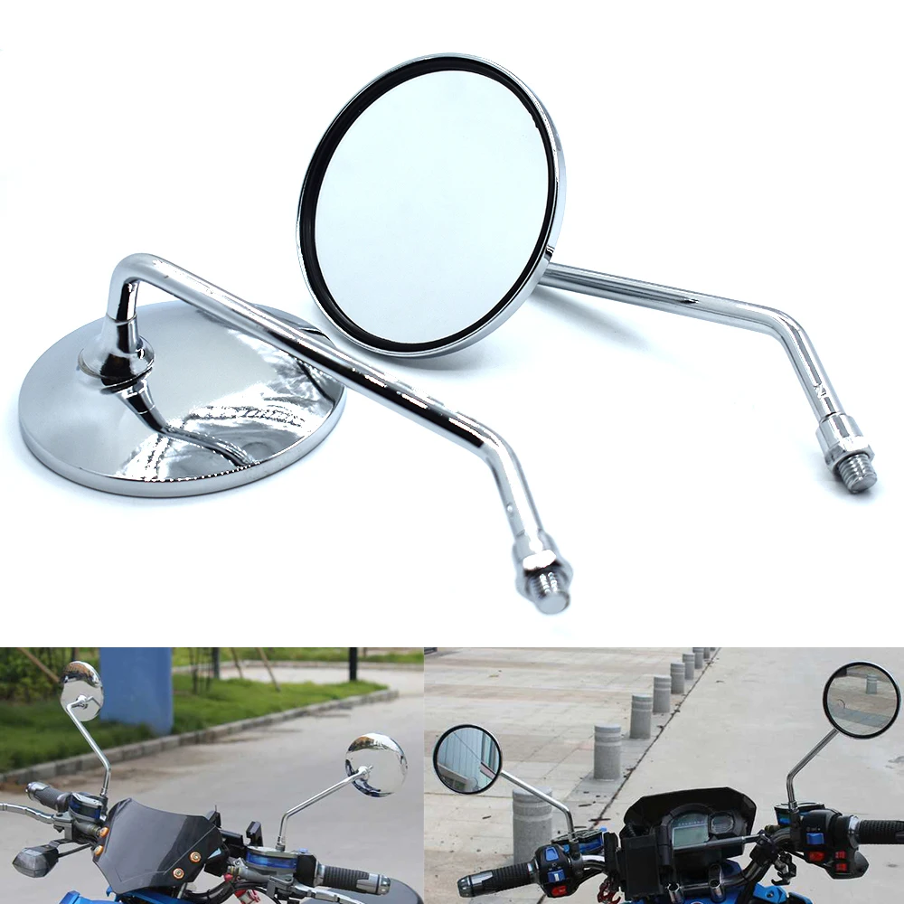 

Универсальные мотоциклетные боковые зеркала заднего вида 10 мм для Honda CB400 CB500F CB500X CB599 CB600/F CB650F CB1000