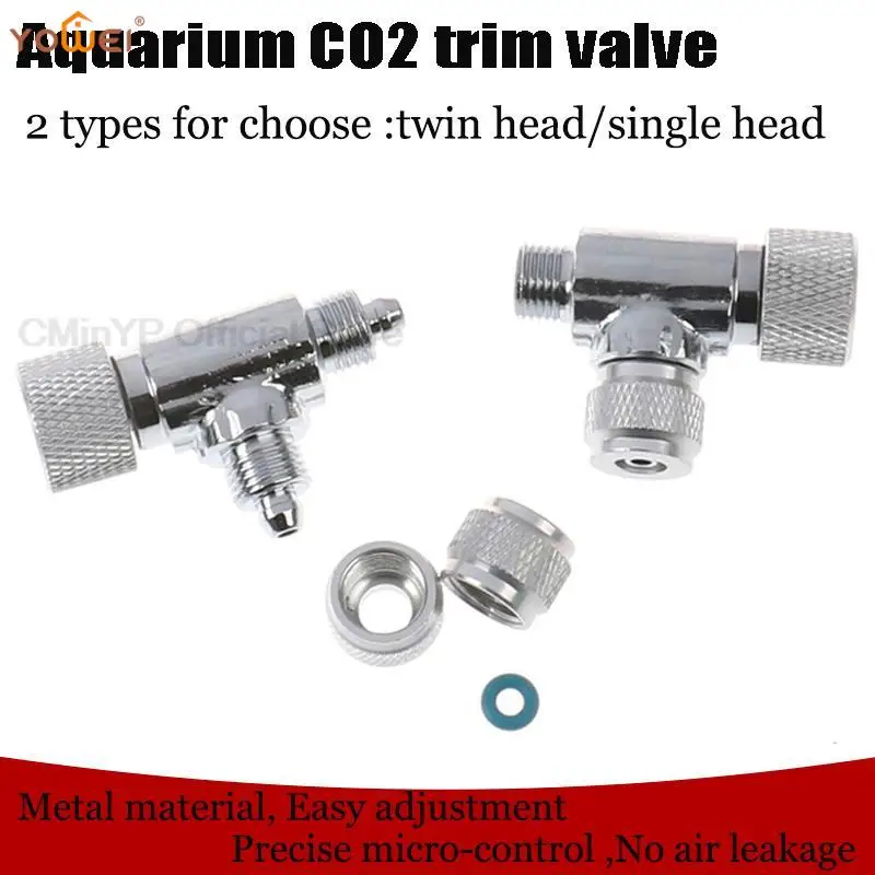Aquarium CO2 Counter Bubble Valve-Regulator Diffuser Single-Head Dual-Head for Fish Tank Carbon Dioxide Fine-Tuning System
Aquarium CO2 Counter Bubble Valve-Regulator Diffuser Single-Head Dual-Head for Fish Tank Carbon Dioxide Fine-Tuning System