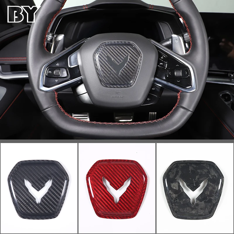 Real Carbon Fiber Car Steering Wheel Cover Trim Sticker For Chevrolet Corvette C8 Stingray Z51 Z06 2020-2023 Accessories
Real Carbon Fiber Car Steering Wheel Cover Trim Sticker For Chevrolet Corvette C8 Stingray Z51 Z06 2020-2023 Accessories