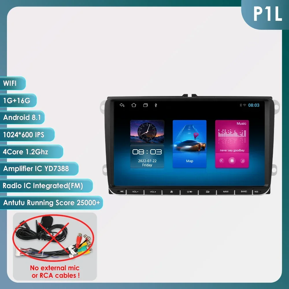 Hizpo Автомобильный мультимедийный плеер 2din Android 13 Радио для VW Volkswagen Golf Polo Skoda Rapid Octavia Passat b6 7 Tiguan Carplay GPS
Hizpo Автомобильный мультимедийный плеер 2din Android 13 Радио для VW Volkswagen Golf Polo Skoda Rapid Octavia Passat b6 7 Tiguan Carplay GPS