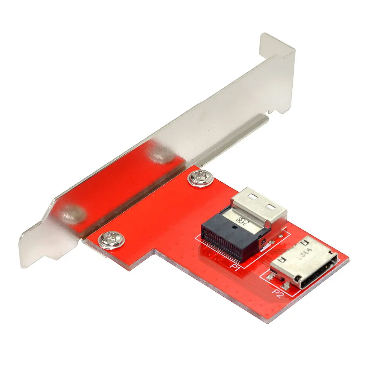 Jimier Oculink SFF-8611 SFF-8612 PCBA Female к PCI-Express 4,0 Slimline SAS SFF-8654 адаптер с кронштейном
Jimier Oculink SFF-8611 SFF-8612 PCBA Female к PCI-Express 4,0 Slimline SAS SFF-8654 адаптер с кронштейном