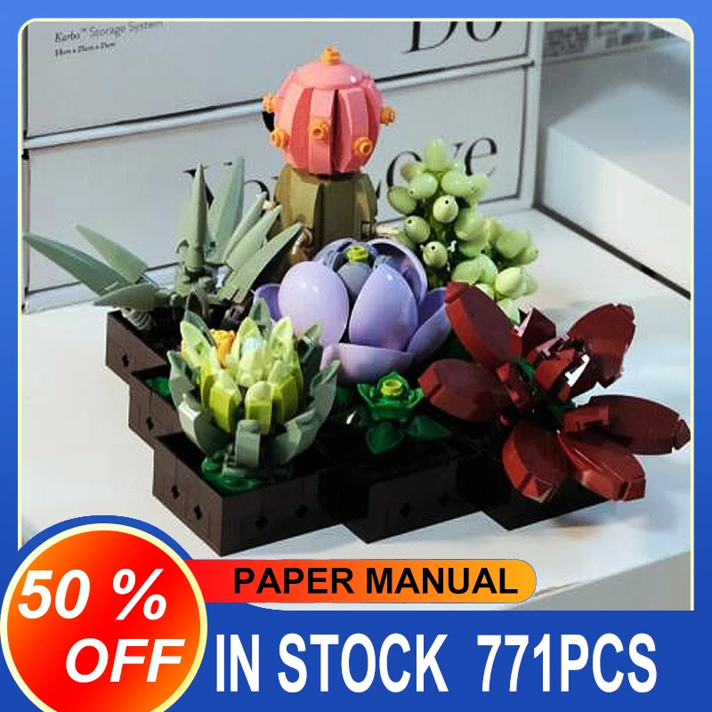 2022 New Compatible 10309 Model 771Pcs Succulents Plants Flowers Blocks Bricks Intelligent DIY Toys Birthday Gifts For Kids
2022 New Compatible 10309 Model 771Pcs Succulents Plants Flowers Blocks Bricks Intelligent DIY Toys Birthday Gifts For Kids