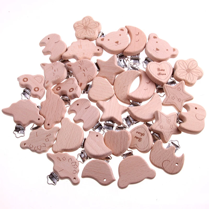 Clip de Madera para Dentición de Bebé, Accesorios de cadena de pezón de 5 piezas, elefante pequeño, estrellas, forma de corazón
Clip de Madera para Dentición de Bebé, Accesorios de cadena de pezón de 5 piezas, elefante pequeño, estrellas, forma de corazón