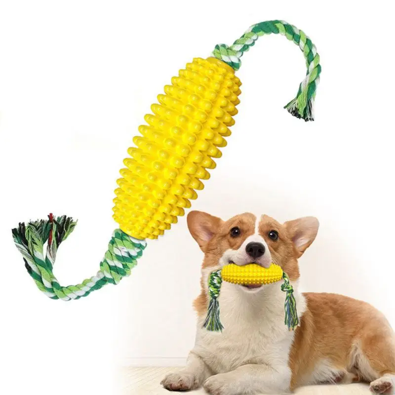 Dog Chew Toys Dog Toothbrush Teeth Cleaning Corn Dog Toy Pet Teeth Grinding Brushing Stick Pet Supplies Puppy Toys for Dogs
Dog Chew Toys Dog Toothbrush Teeth Cleaning Corn Dog Toy Pet Teeth Grinding Brushing Stick Pet Supplies Puppy Toys for Dogs