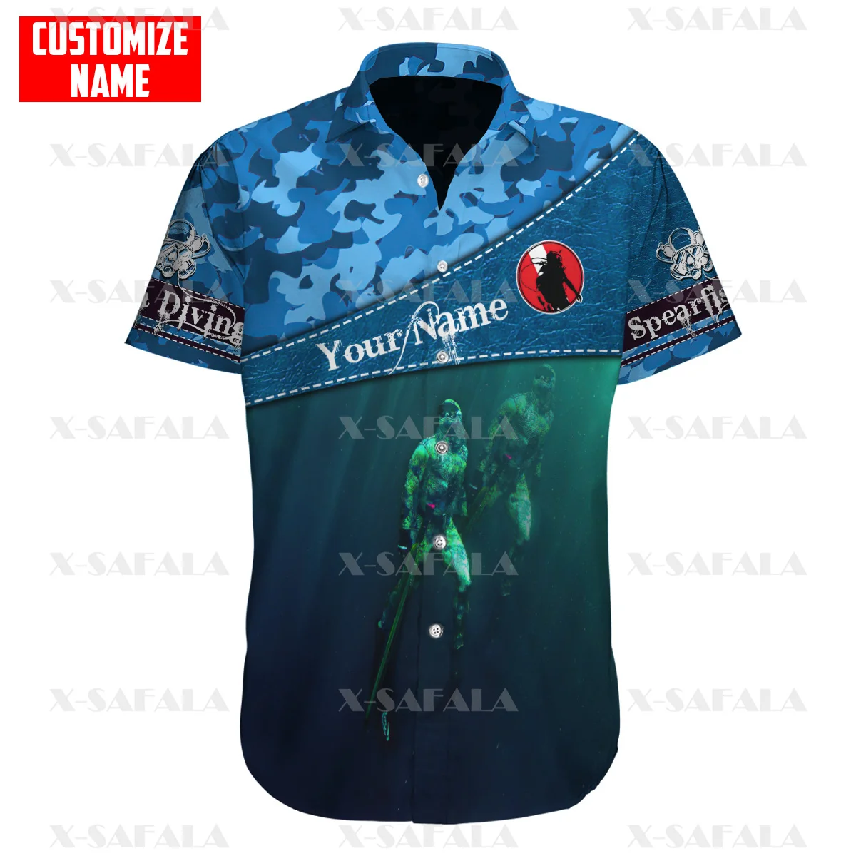 Scuba Diving Art Sport Diver Mens Summer 3D Print Beach Shirt Fashion Short Sleeve Men Beach Tops Loose Casual-2
Scuba Diving Art Sport Diver Mens Summer 3D Print Beach Shirt Fashion Short Sleeve Men Beach Tops Loose Casual-2