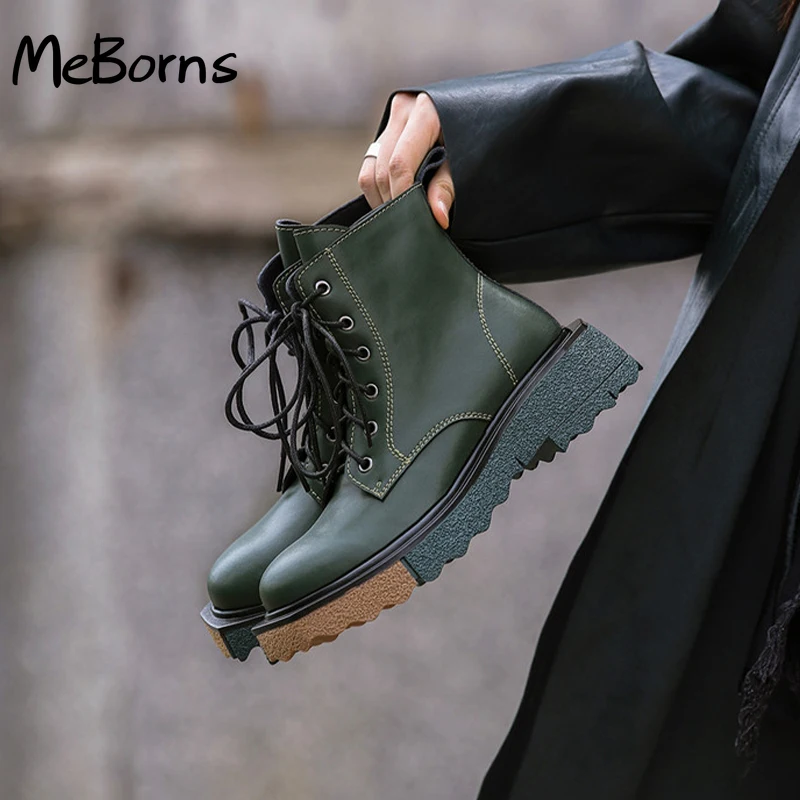 Winter Genuine Leather Round Toe Lace-up Women Boots Office Lady Female Boots ANKLE Boots Platform Shoes Women Shoes Cross-tied
Winter Genuine Leather Round Toe Lace-up Women Boots Office Lady Female Boots ANKLE Boots Platform Shoes Women Shoes Cross-tied