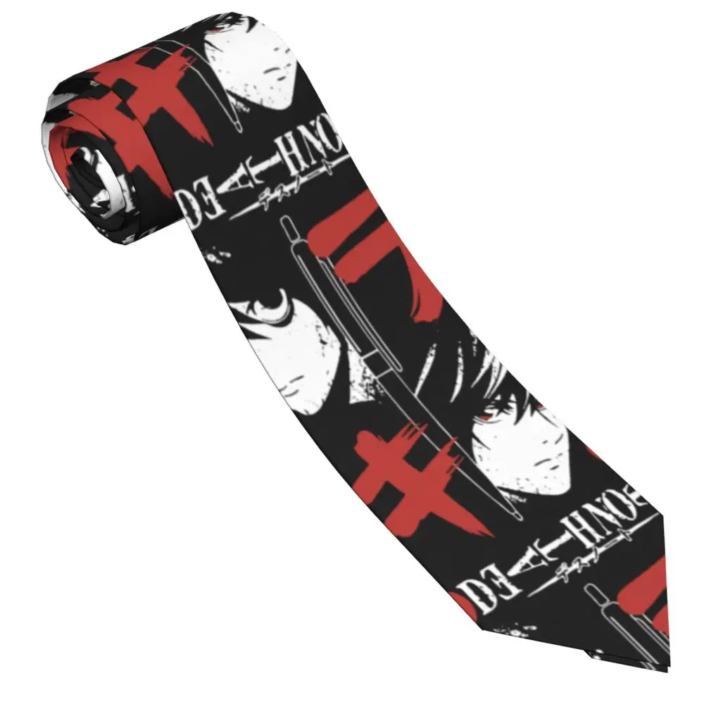 Death Note Pencil Neckties Men Women Skinny Polyester 8 cm Narrow Neck Tie for Mens Accessories Wedding Business
Death Note Pencil Neckties Men Women Skinny Polyester 8 cm Narrow Neck Tie for Mens Accessories Wedding Business