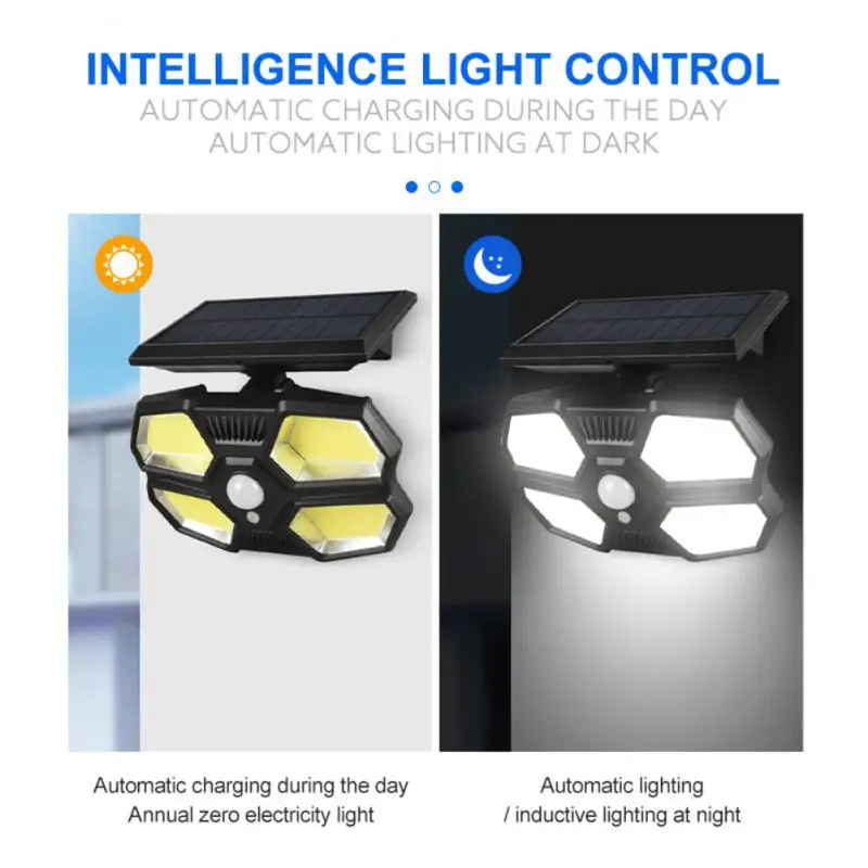 Solar Lights 180/208 LED Outdoor Motion Sensor Lights IP65 Waterproof With Remote Control Wall Lamp Security Lighting For Garden
Solar Lights 180/208 LED Outdoor Motion Sensor Lights IP65 Waterproof With Remote Control Wall Lamp Security Lighting For Garden
